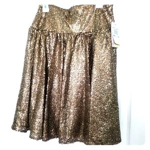 Gold Michael Kors Skirt
